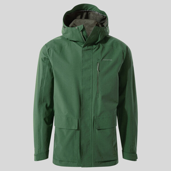 Craghoppers Men s Lorton Waterproof Breathable Jacket Evergreen Wear It Outdoors