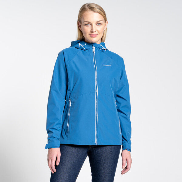 Craghoppers Brielle Lightweight Waterproof Jacket Yale Blue