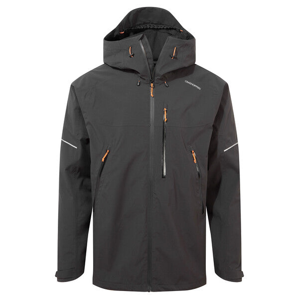 Craghoppers Men's Dynamic Waterproof Jacket Black Pepper CMW800 Wear It Outdoors