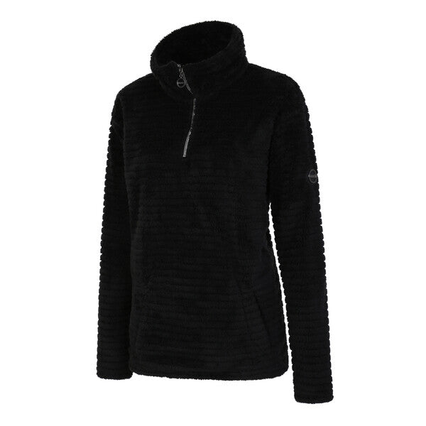 Fluffy half zip fleece sale