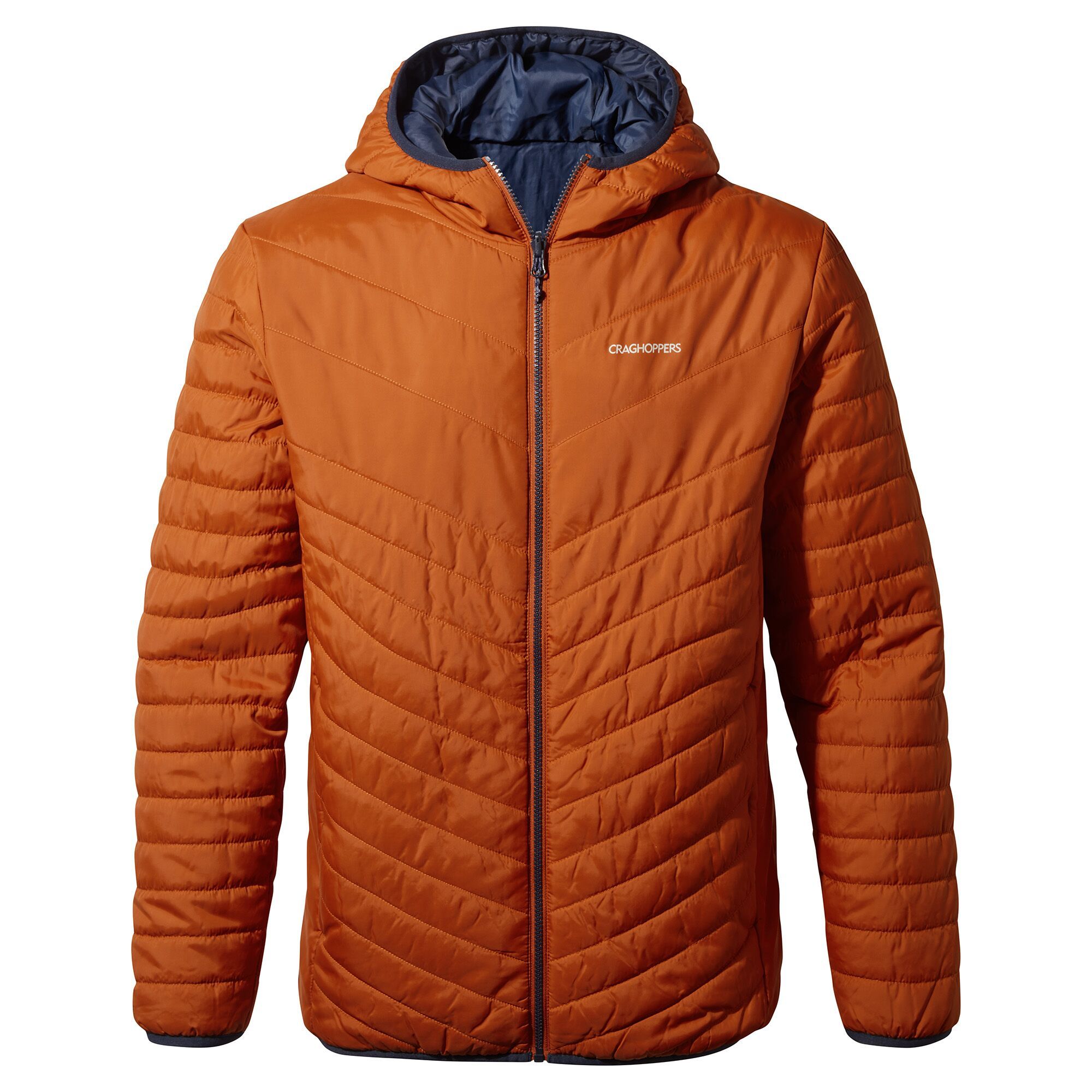 Craghoppers Men's Compresslite V Jacket Potters Clay/ Navy RRP £75 CMN
