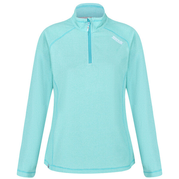 Regatta Women's Montes Lightweight Half Zip Fleece Turquoise