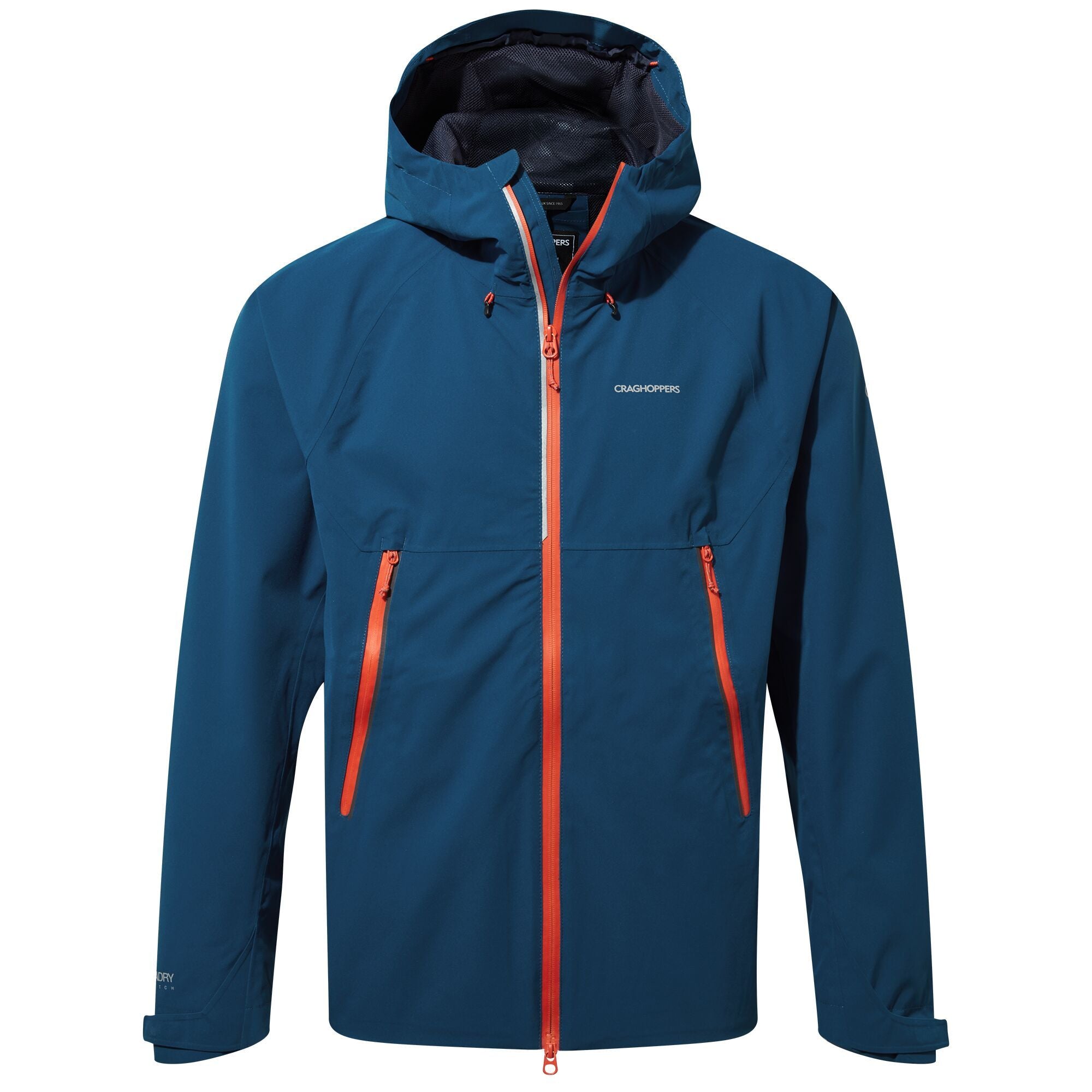 Craghoppers Men s Trelawney Waterproof Jacket CMW772 Poseidon Blue RRP Wear It Outdoors
