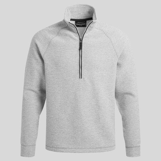 Craghoppers Men's Barn Half Zip | Soft Grey Marl