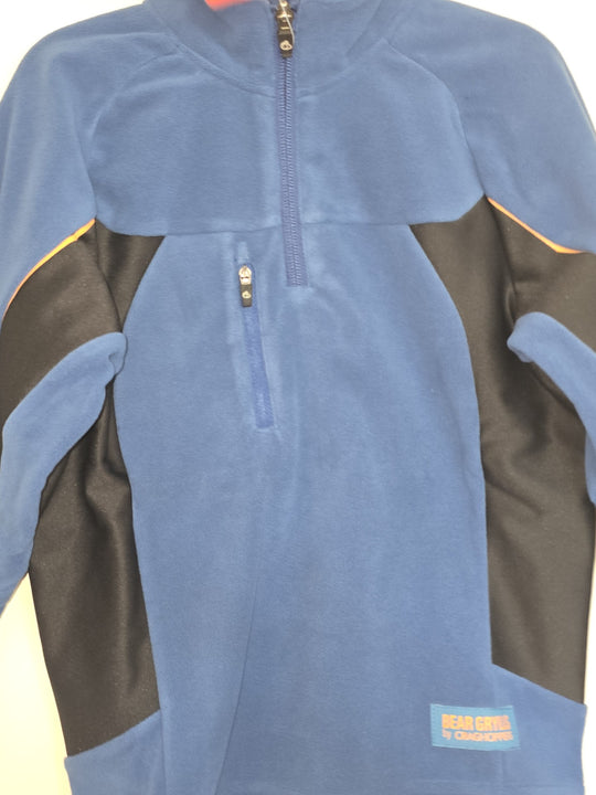 Craghoppers Boy's Bear Treck Half Zip Fleece Cobalt Blue/ Black