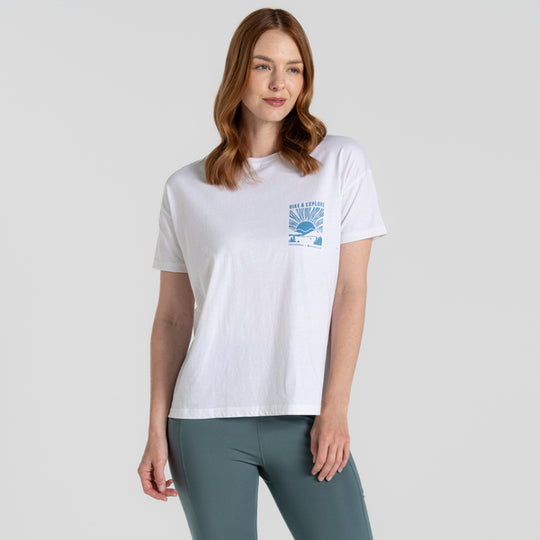 Craghoppers Women's Bistort National Trust T-Shirt Seasalt