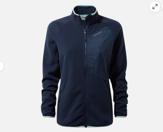 Craghoppers Women's Caitlin Full Zip Microfleece  Fleece Night Blue