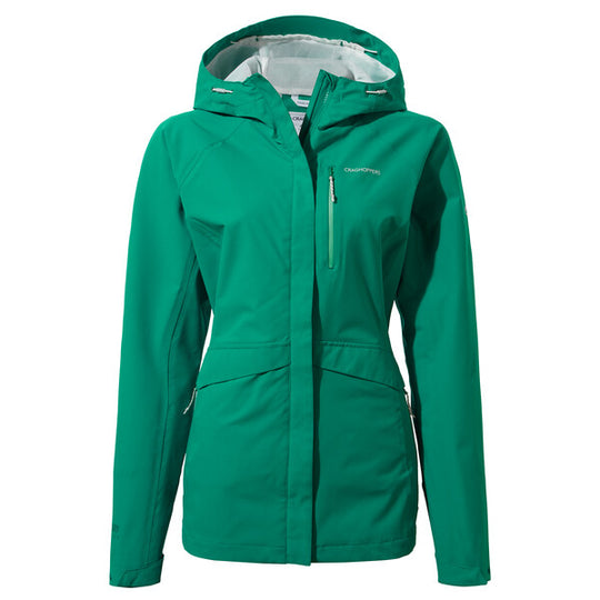 Craghoppers Women's Waterproof Caldbeck Jacket | Mystic Green