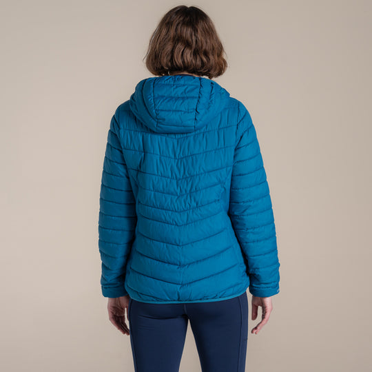 Craghoppers Women's Compresslite IX Hooded Jacket Porcelain Blue