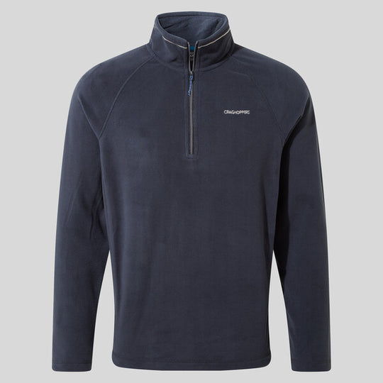 Craghoppers Men's Corey VI Half-Zip Fleece Dark Navy/ Blue Navy Marl RRP £40 CMA1287
