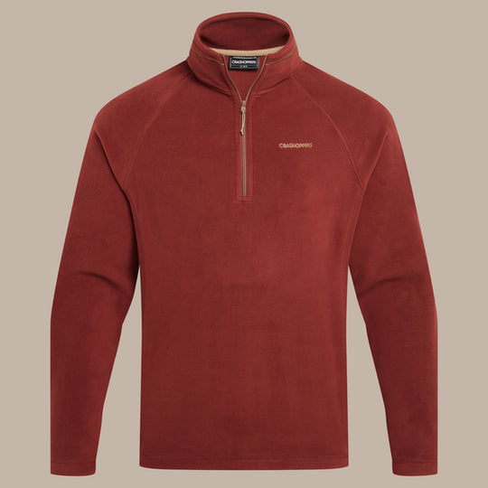 Craghoppers Men's Corey VI Half-Zip Fleece Red Jasper