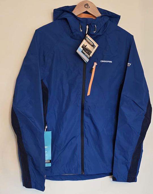 Craghoppers Men's Discovery Adventures Lightweight Waterproof Jacket Deep Blue