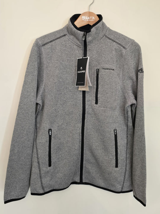 Craghoppers Men's Etna Full Zip Fleece Soft Grey Marl