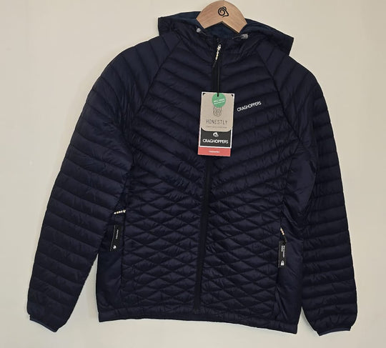Craghoppers Women's Expolite Hooded Jacket Blue Navy CWN238