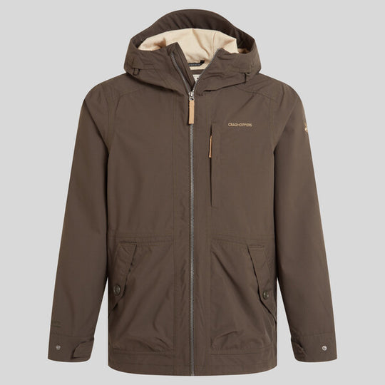 Craghoppers Men's National Trust Fairbrook Waterproof Jacket Woodland Green