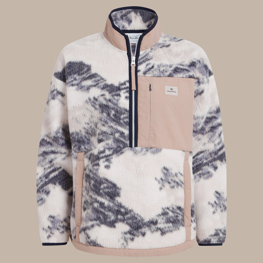 Craghoppers Women's Grange Half Zip Ecru Print