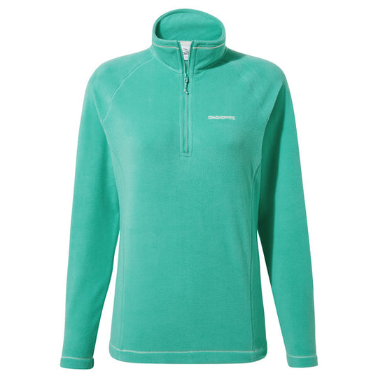 Craghoppers Women's Miska Half-Zip Fleece Ocean Green  CWA265 RRP £40