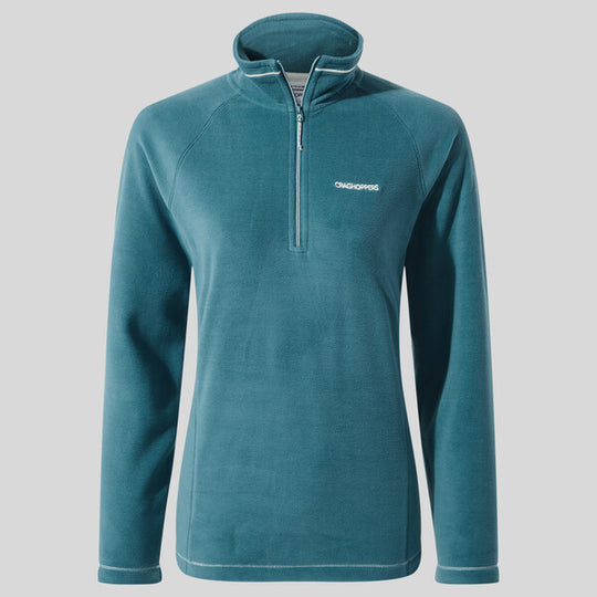 Craghoppers Women's Miska VI Half-Zip Fleece Tay Blue RRP £45