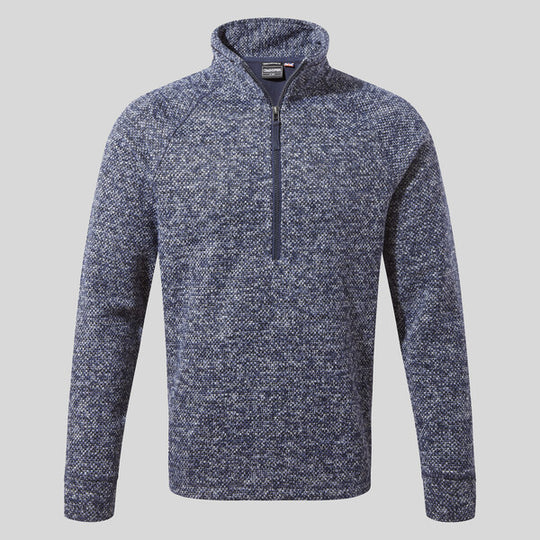 Craghoppers Men's Rubeus Half Zip Fleece | Blue Navy Marl