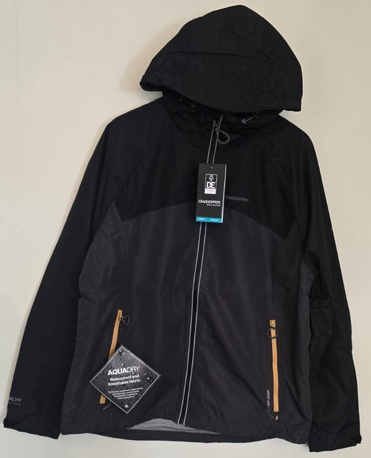 Craghoppers Men's Reaction Lite II Jacket Black Pepper/ Black