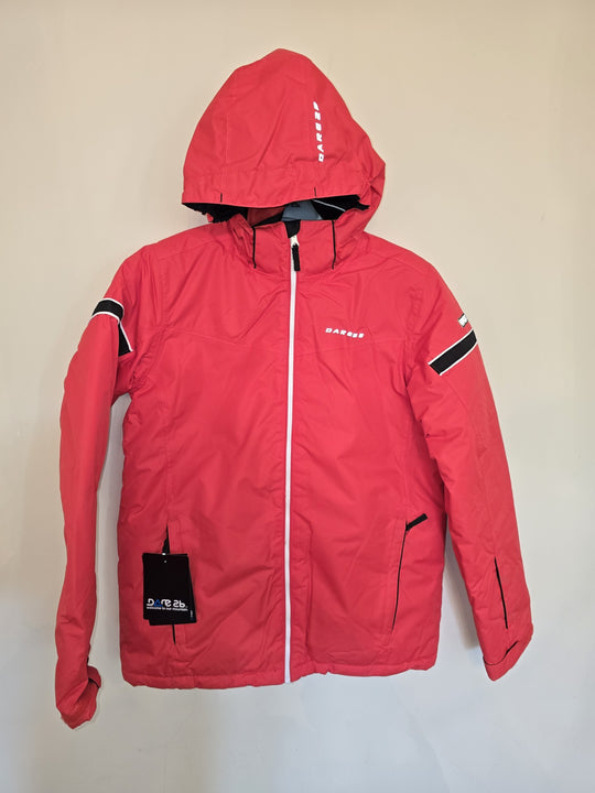 Dare 2b Boy's Seeker Ski Jacket Fiery Red 32" and 34" Chest