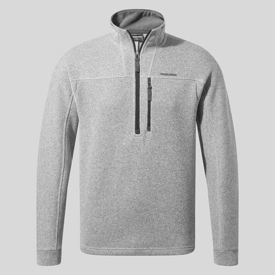 Craghoppers Men's Torney II Half Zip Fleece | Dove Grey Marl