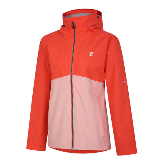 Dare 2b Women's Trail Waterproof Jacket | Neon Peach