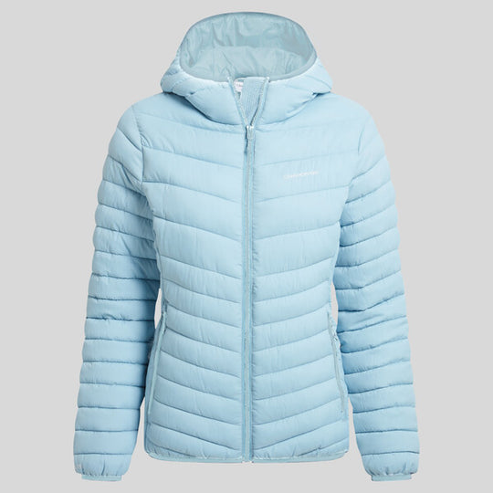 Craghoppers Women's Compresslite VIII Hooded Jacket | Sky Blue