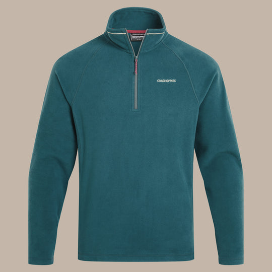Craghoppers Men's Corey VI Half Zip Fleece Dark Viridian