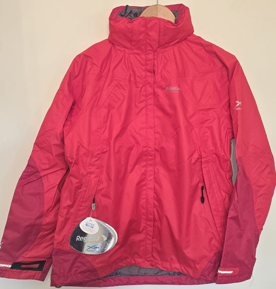 Regatta Davina Womens Waterpoof Jacket Pepper/Red