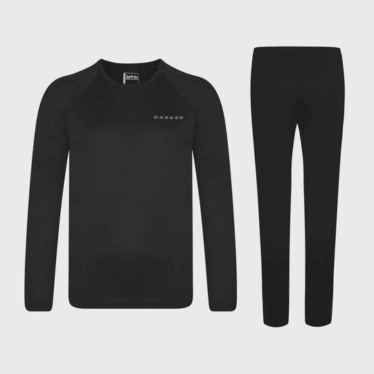 Dare 2b Kids Equate Base Layer Set Black- Thermal Set