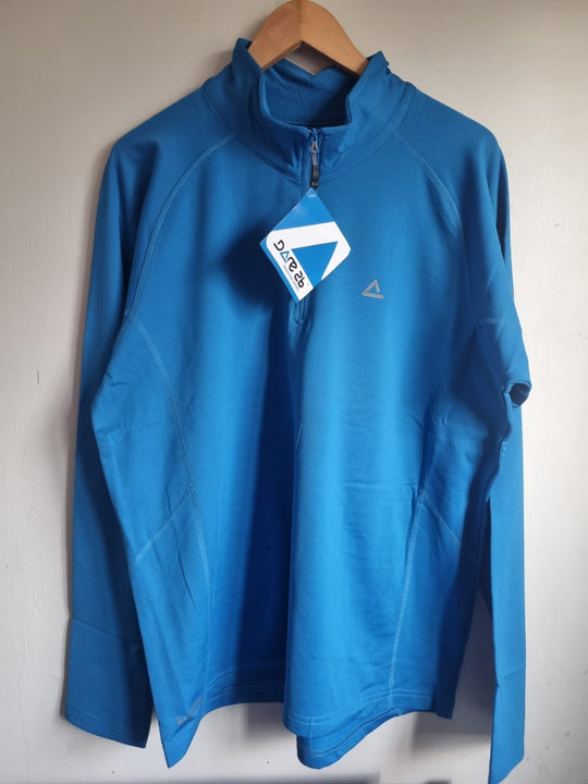 Dare 2b Men's Fuseline MidLayer BaseLayer Half Zip Pluto Blue