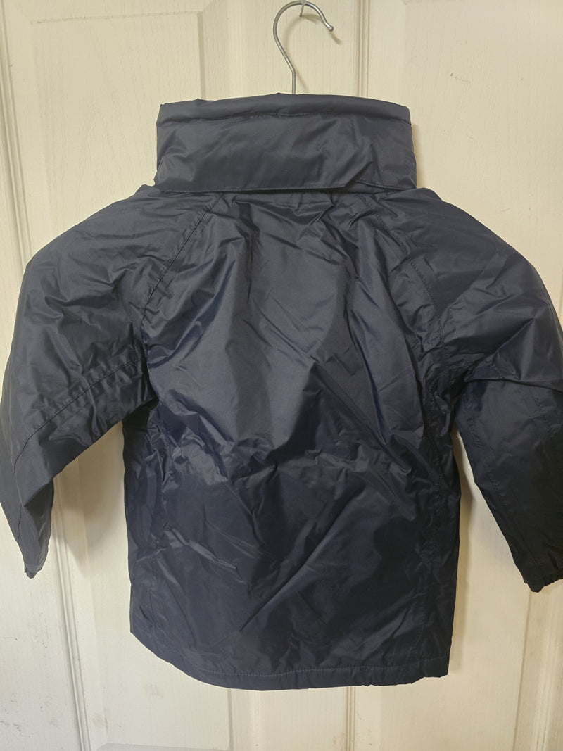 Regatta Kids Kaplan Waterproof Jacket Fleece Lined Navy