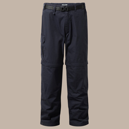 Craghoppers Men's Kiwi Convertible Trousers | Dark Navy CMJ601