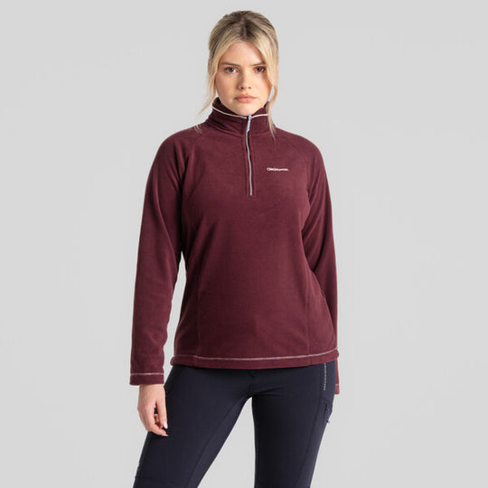 Craghoppers Women's Miska Half-Zip Fleece Deep Violet CWA265