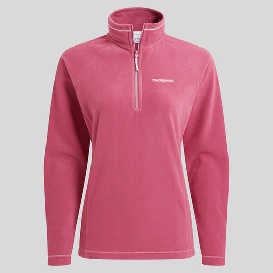 Craghoppers Women's Miska Half Zip| Dusky Hibiscus