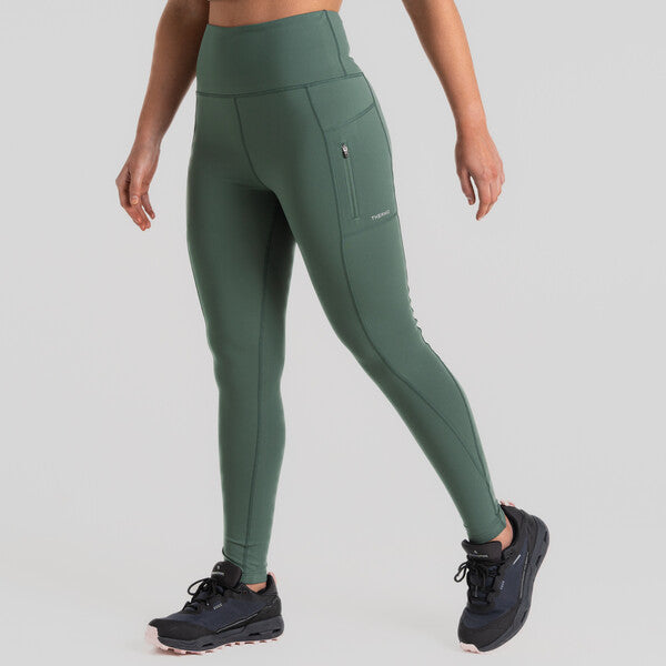 Craghoppers Womens Kiwi Pro Thermal Leggings Frosted Pine