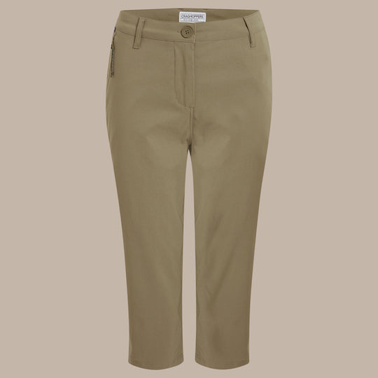 Craghoppers Women's Kiwi Pro Crop III Trousers Cardamon CWJ1407 SS26