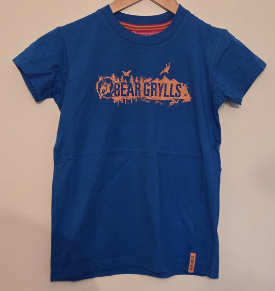 Craghoppers Bear Grylls Boy's Survivor T Shirt Blue