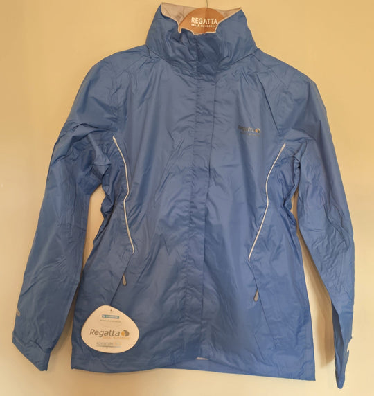 Regatta Women's Tiffany Lightweight Waterproof Jacket Watermark Blue