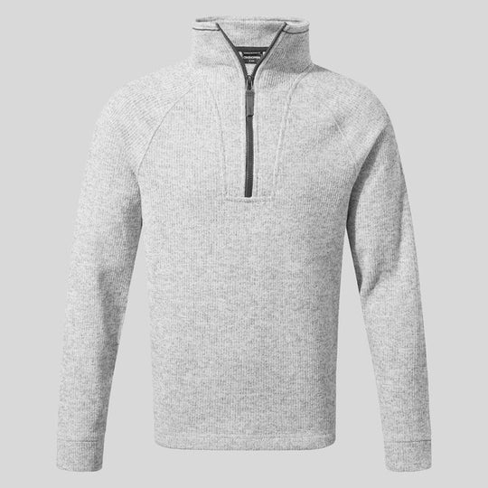 Craghoppers Men's Wole Half Zip Fleece | Soft Grey Marl