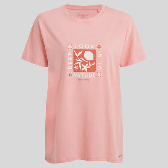 Craghoppers Women's Yago Short Sleeved Top Shell Pink