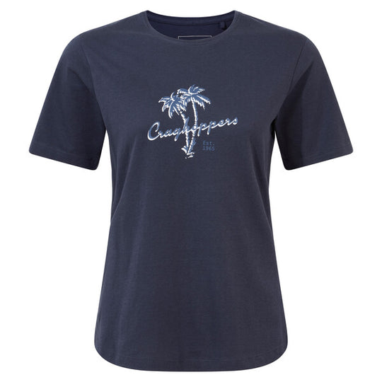 Craghoppers Women's Ally T-Shirt Navy Palm