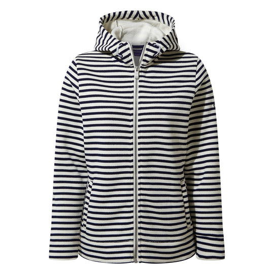Craghoppers Women's Amelie Hoodie Blue Navy Stripe