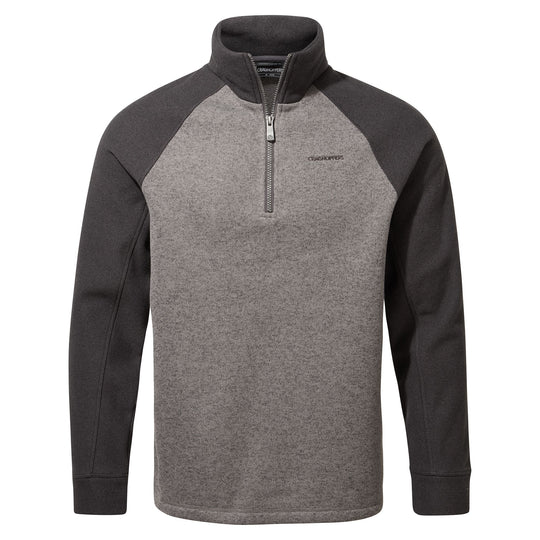 Craghoppers Men's Barker Half-Zip Fleece Quarry Grey Marl CMA1288 RRP £40