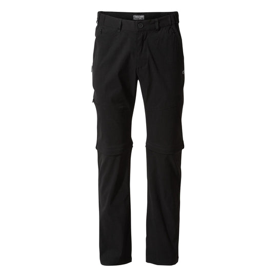 Craghoppers Men's Kiwi Pro II Convertible Trousers Black CMJ495
