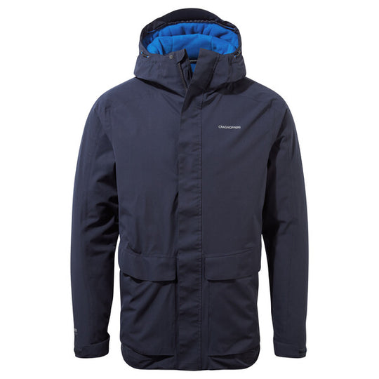 Craghoppers Men's Lorton Thermic Lined Winter Jacket Blue Navy CMP304
