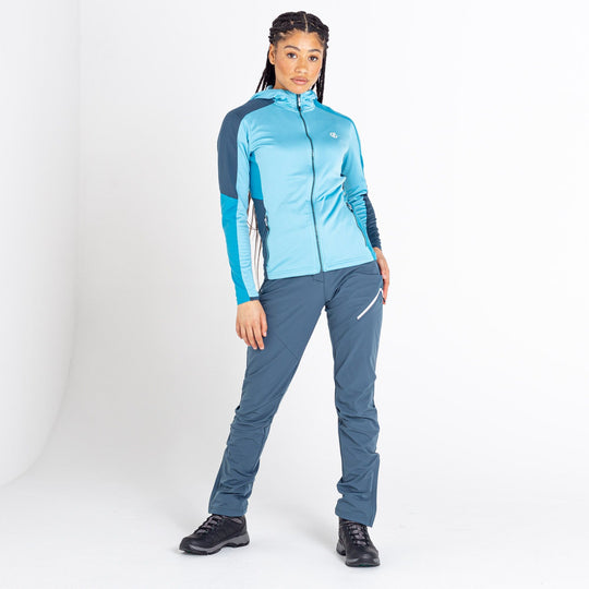 Dare 2b Women's Convey Core Stretch Hoodie Crystal Seas Capri Blue