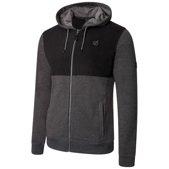 Dare 2b Men's Credulous Full Zip Hoodie Charcoal/ Black