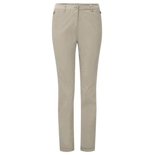 CRAGHOPPERS WOMENS KIWI PRO STRETCH TROUSERS CWJ1072 MUSHROOM
